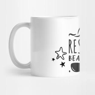 Resting Beach Face Mug